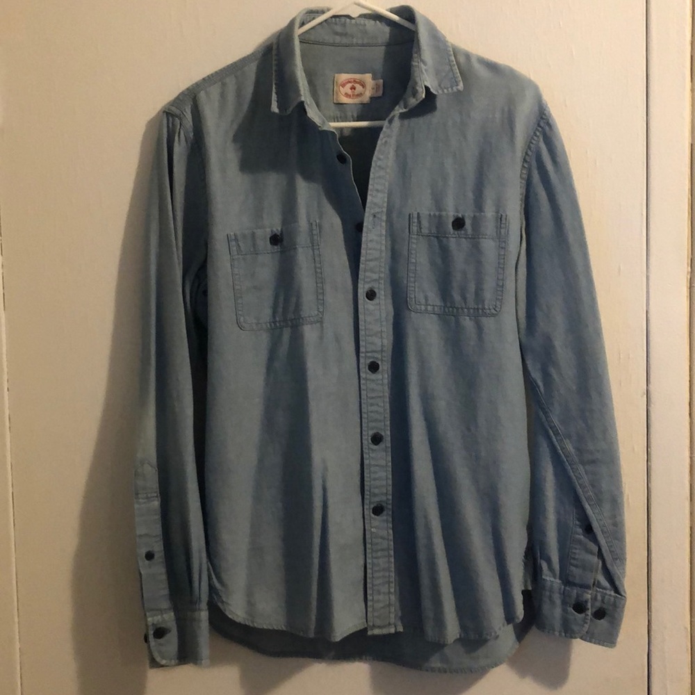 Brooks Brothers Chambray Long Sleeve Button Down